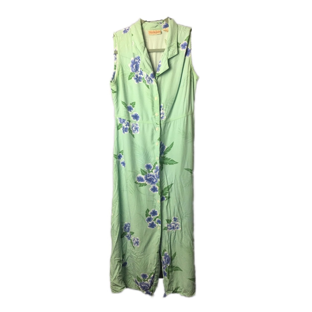 Vintage Floral Maxi Sun Dress
